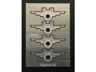 ÖBB-Flügelrad Ätzteil 1:45 - 0 / 0e