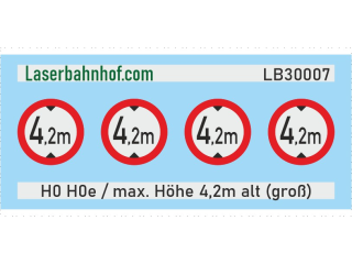 Durchfahrtsh&ouml;he 4,2m gro&szlig; - 7,8mm