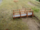 Holzbrücke mit Betonfeldern, H0 / H0e